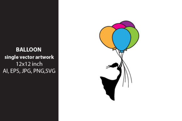Balloon Single Vector Artwork for Branding and Marketing