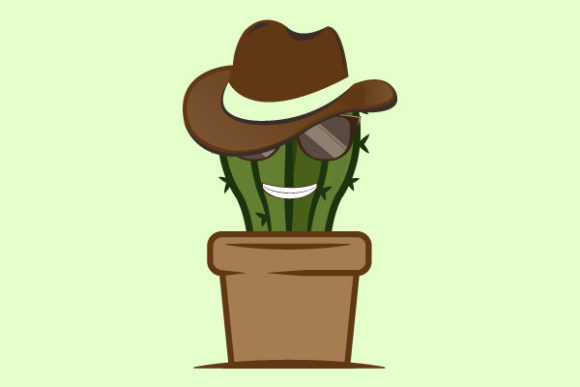 Cowboy Cactus Graphics for Crafters