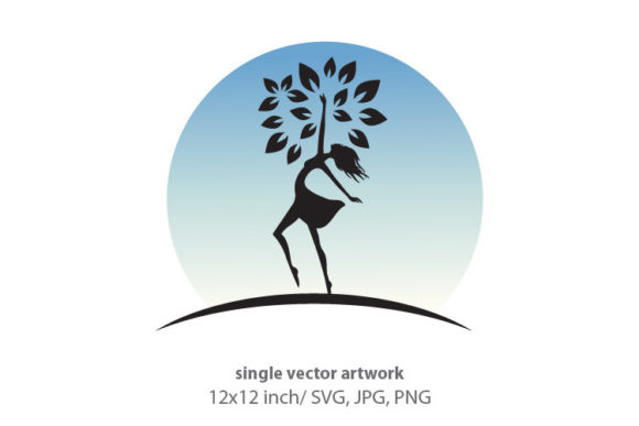 Female Tree Graphics for Local Branding