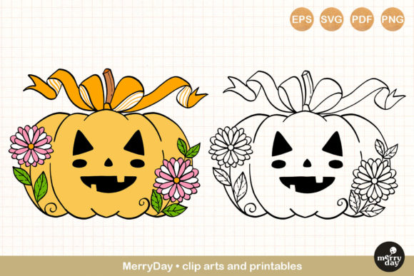 Halloween Pumpkin Clip Art Graphics