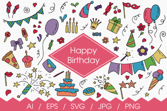 Happy Birthday_doodle Review for Embroidery Projects
