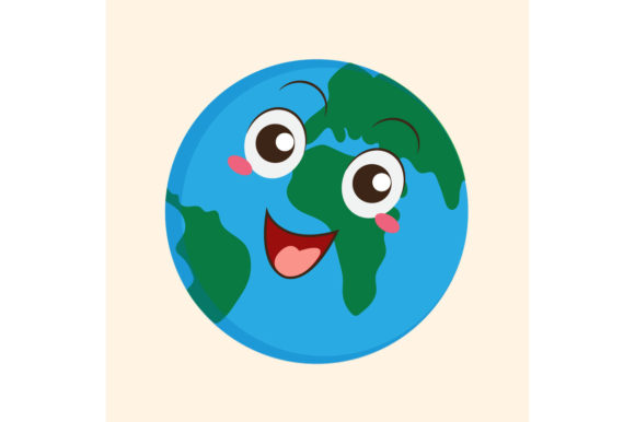 Happy Green Earth Illustrations