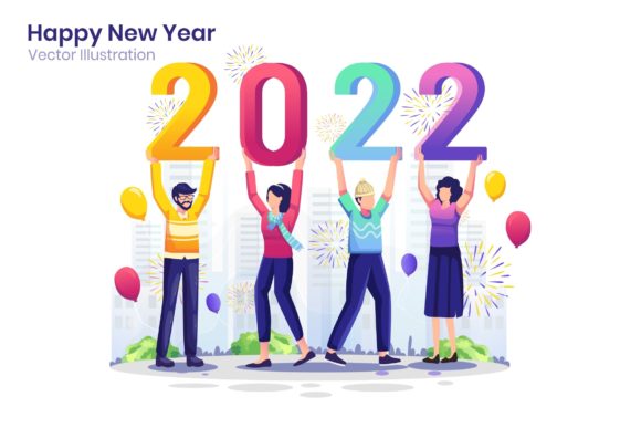Happy New Year Graphics for Local Branding