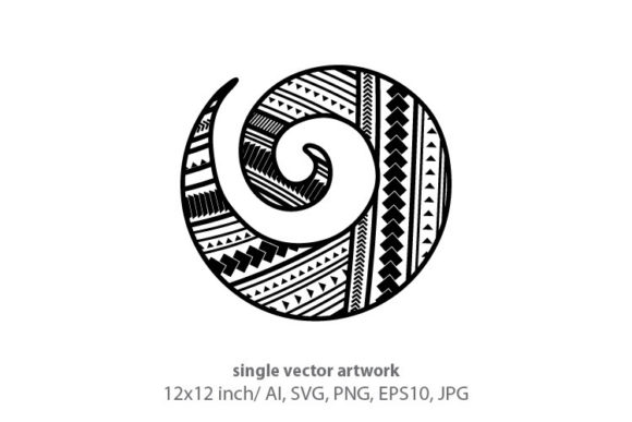 KORU Maori Symbol Graphics for Local Branding