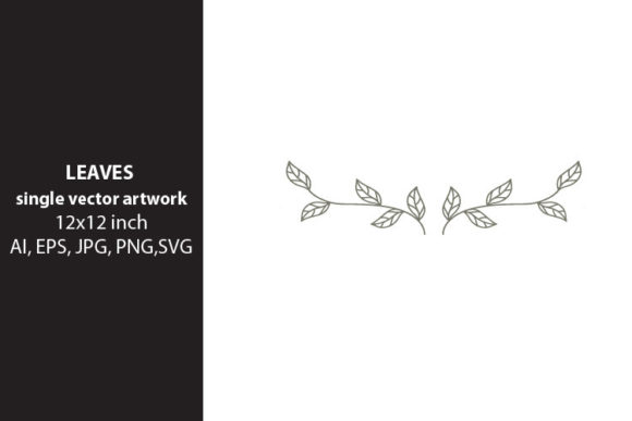 LEAVES FRAME Vector Artwork Review for Embroidery Projects