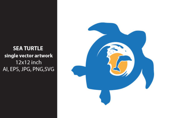 SEA TURTLE Vector Artwork for Blog and Web Design
