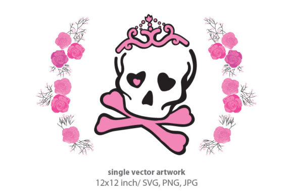 Skeleton Lady Graphics for Handmade Creators