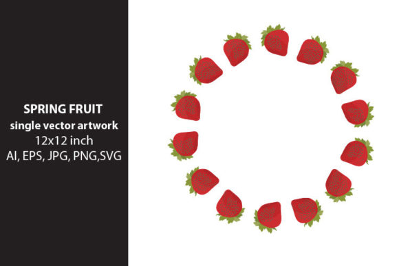 Spring Fruit Vector Art for Blog and Web Design