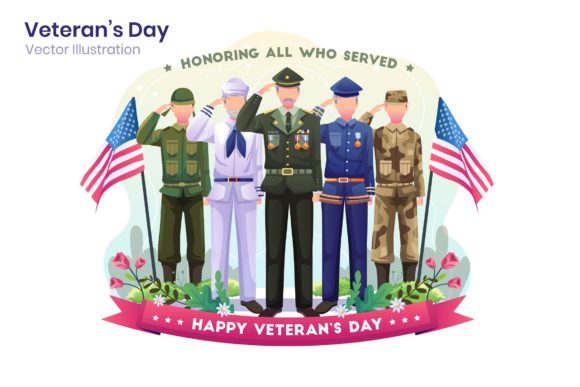 Veterans Day Graphic for Modern Publishing